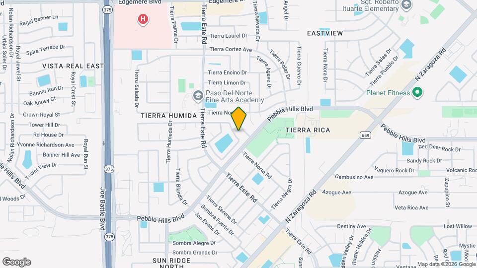 12489 Tierra Bella Dr Map and Location Details