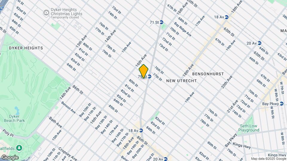 1663 79th St Map and Location Details