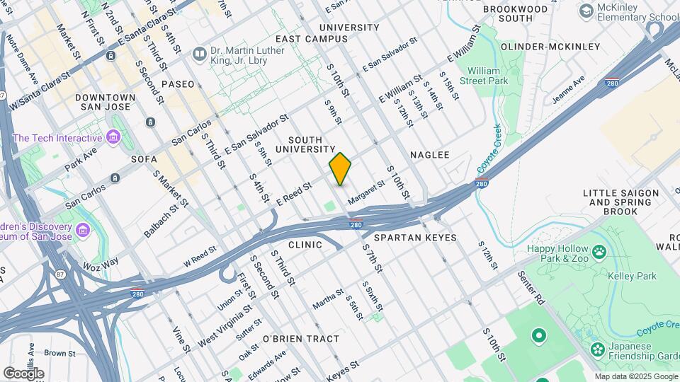 656 S 7th St Map and Location Details