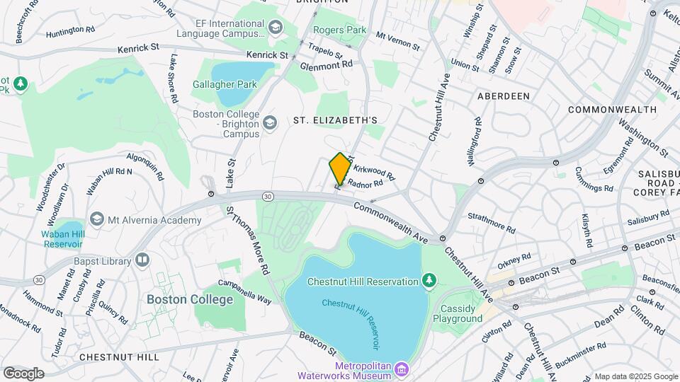 2025 Commonwealth Ave, Unit 45 Map and Location Details