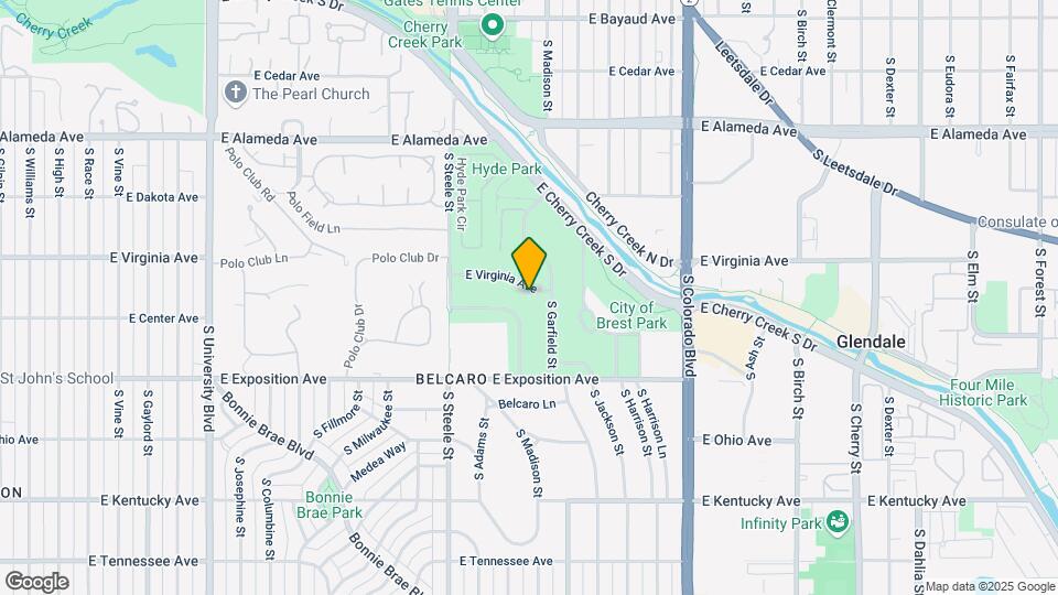 3600 E Virginia Ave Map and Location Details