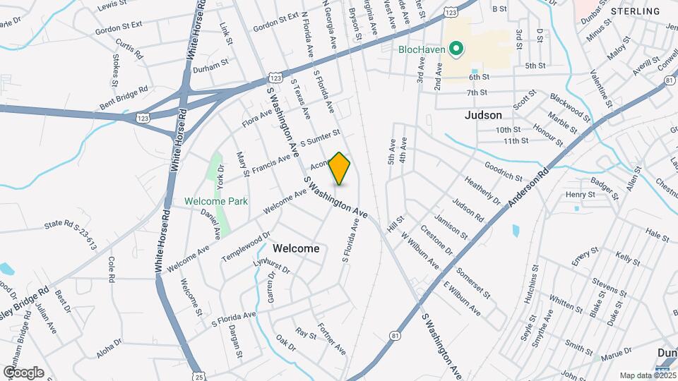 415 S Texas Ave Map and Location Details