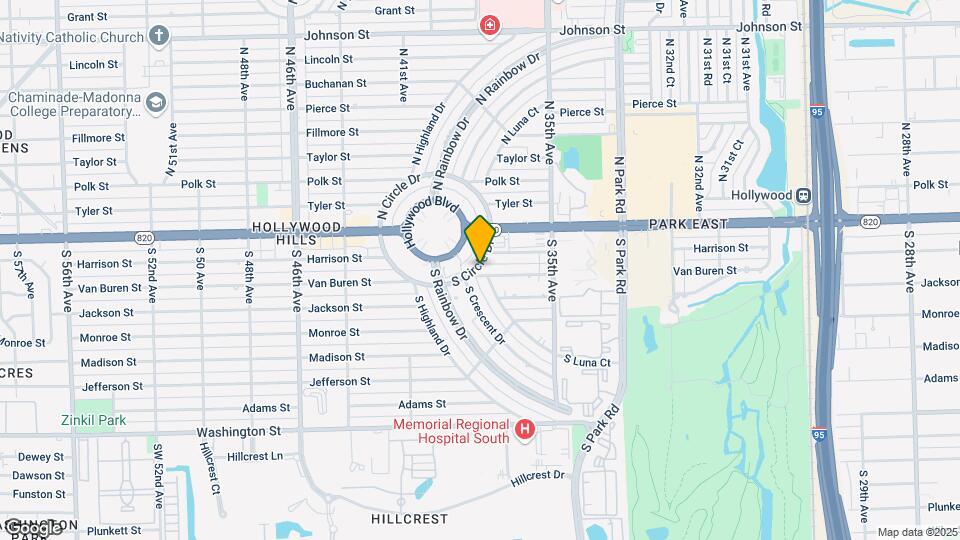 3856 S Circle Dr Map and Location Details