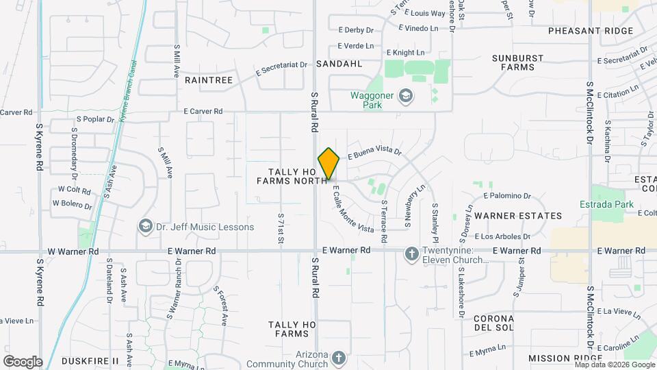 1003 E Calle Monte Vista Map and Location Details