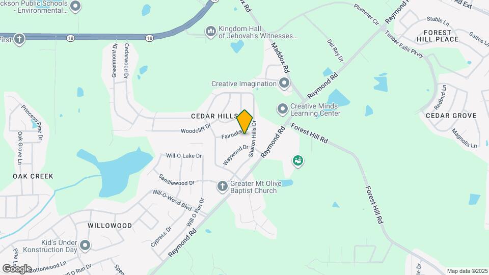 123 Fairoaks Dr Map and Location Details