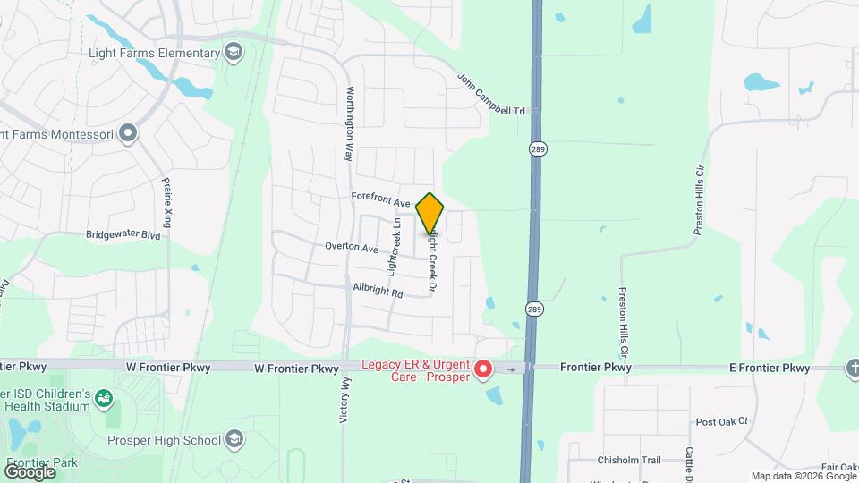 4135 Starlight Creek Dr Map and Location Details