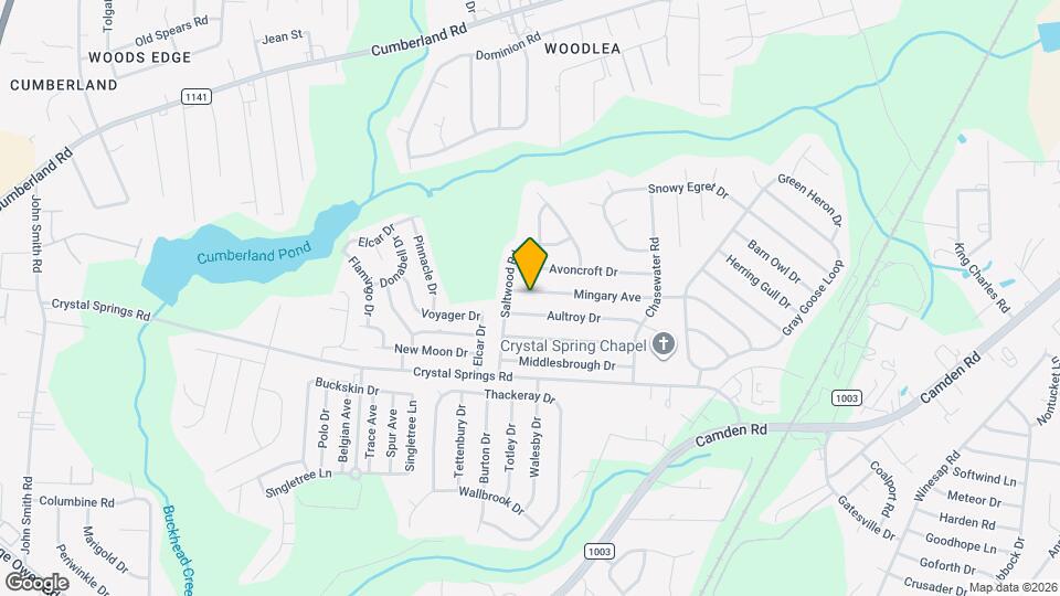 1489 Mingary Ave Map and Location Details