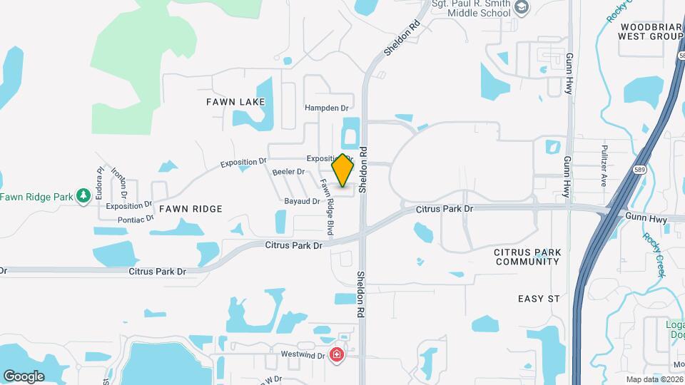 8815 Bayaud Dr Map and Location Details