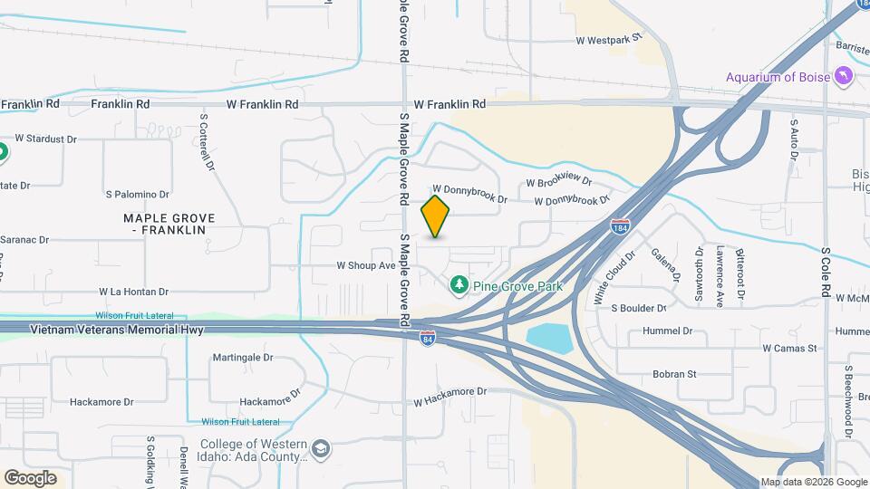 8878 W Evening Star Ln Map and Location Details