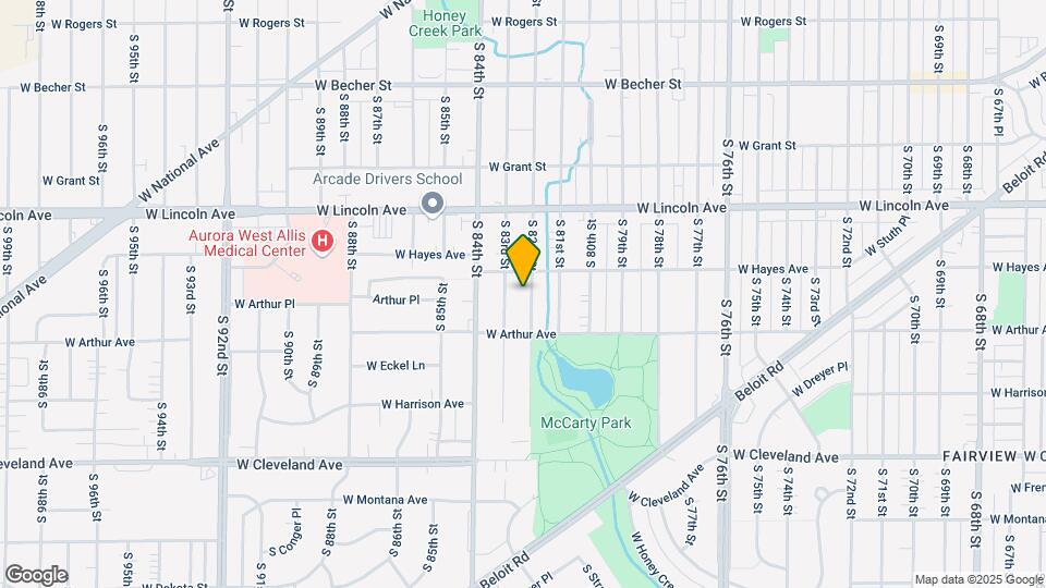 2425 S 82nd St Map and Location Details