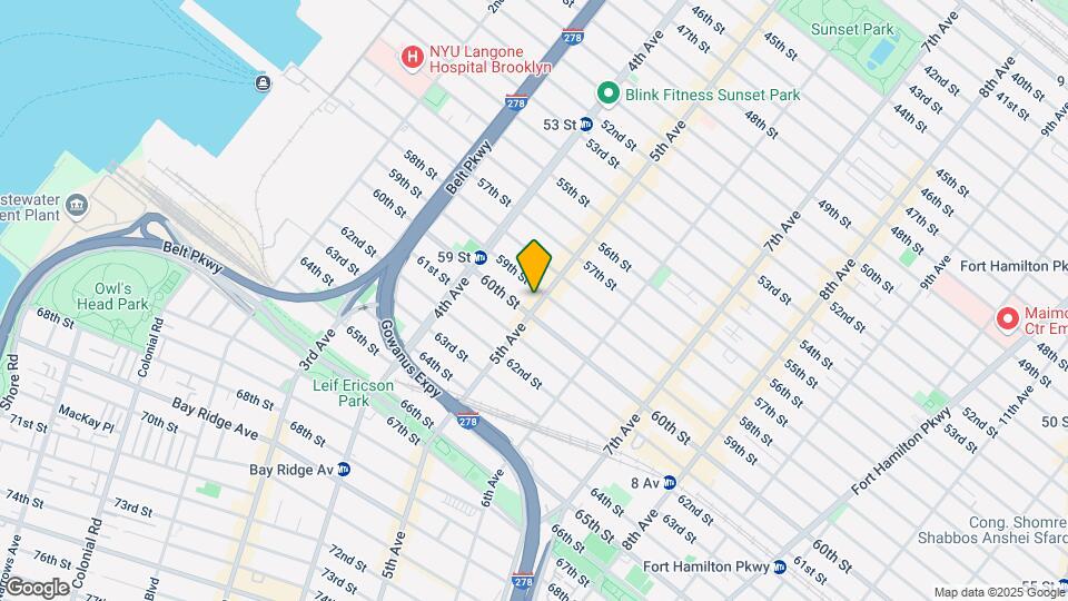 5912 5th Ave Mapa y Detalles de la Ubicación