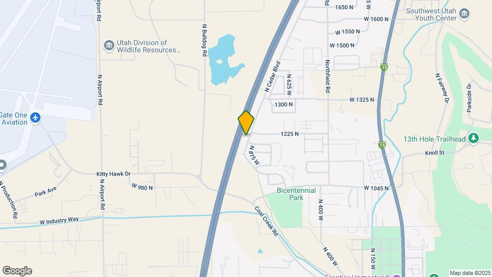 1217 N Cedar Blvd Map and Location Details