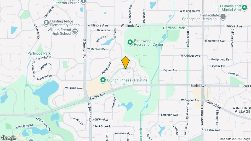 615 W Parkside Dr Map and Location Details