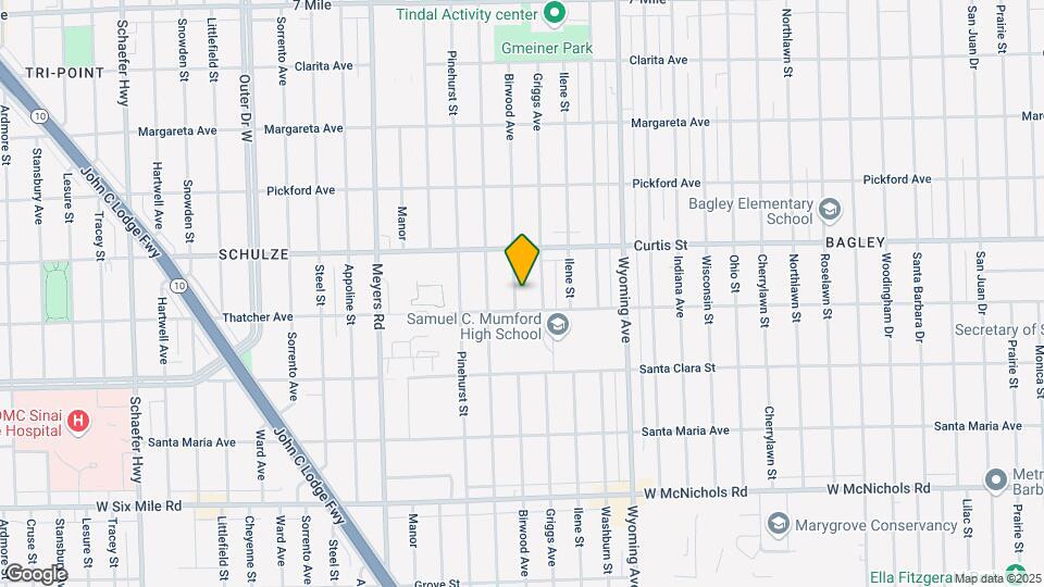18034 Birwood St Map and Location Details