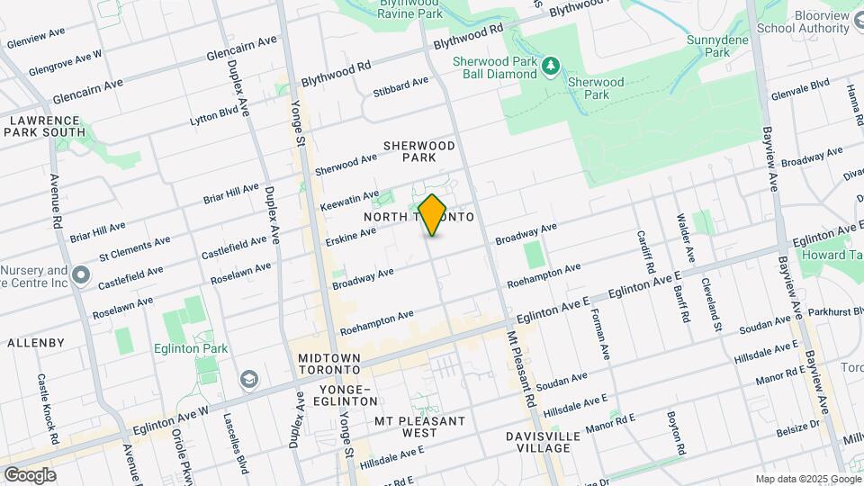229 Redpath Ave Map and Location Details