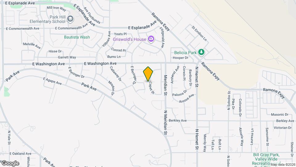 2276 Capet St Map and Location Details