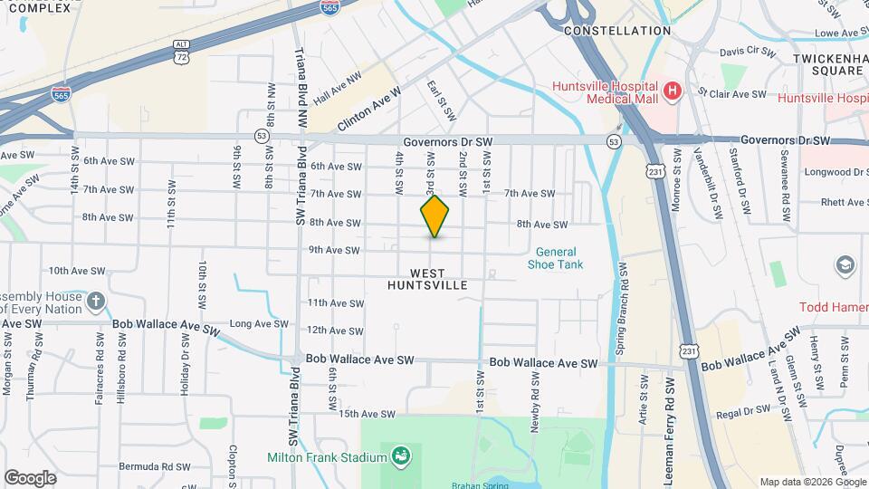 2714 9th Ave SW Map and Location Details