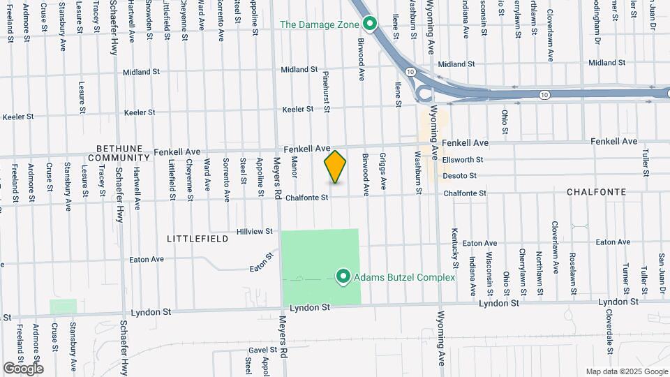 15018 Pinehurst St Map and Location Details