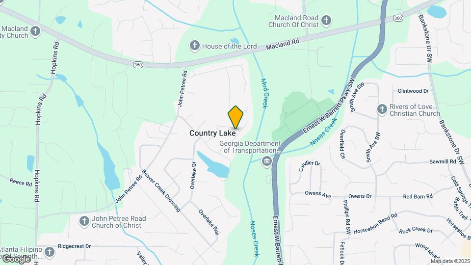 2521 Country Lake Cir Map and Location Details