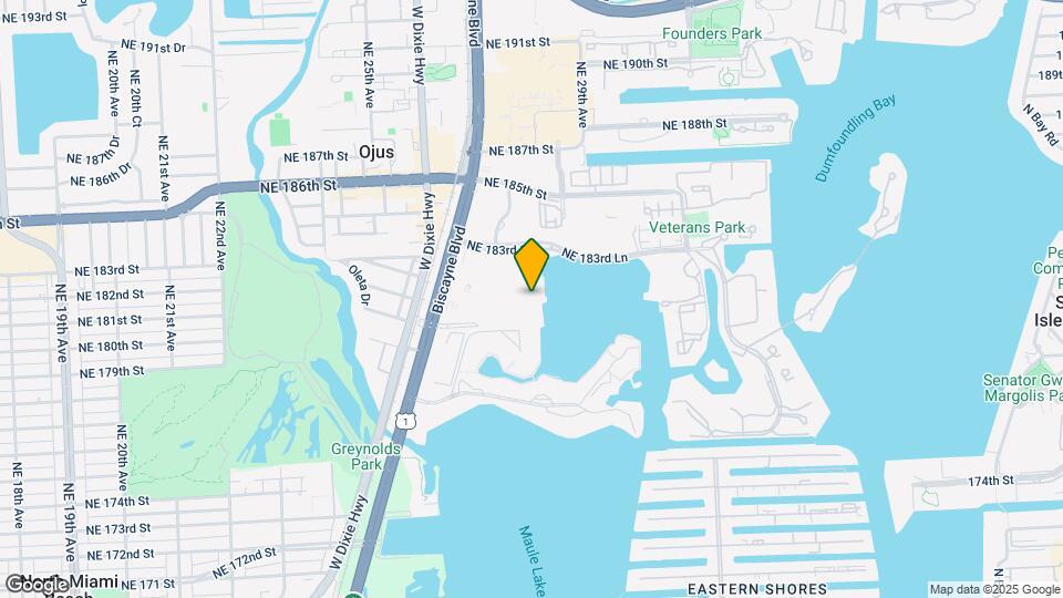 18031 Biscayne Blvd, Unit 601 Map and Location Details