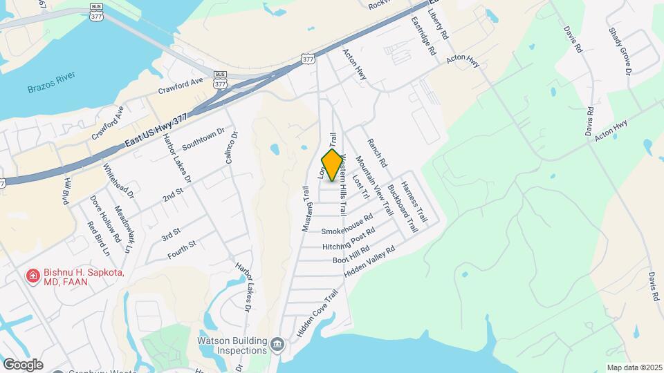 1706 Saddle Rd Map and Location Details