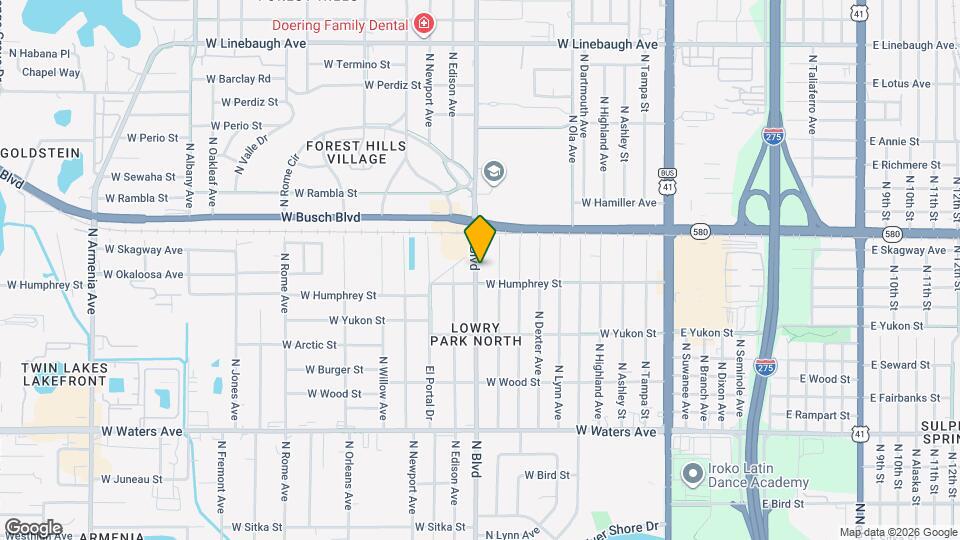 8907 N Blvd Map and Location Details