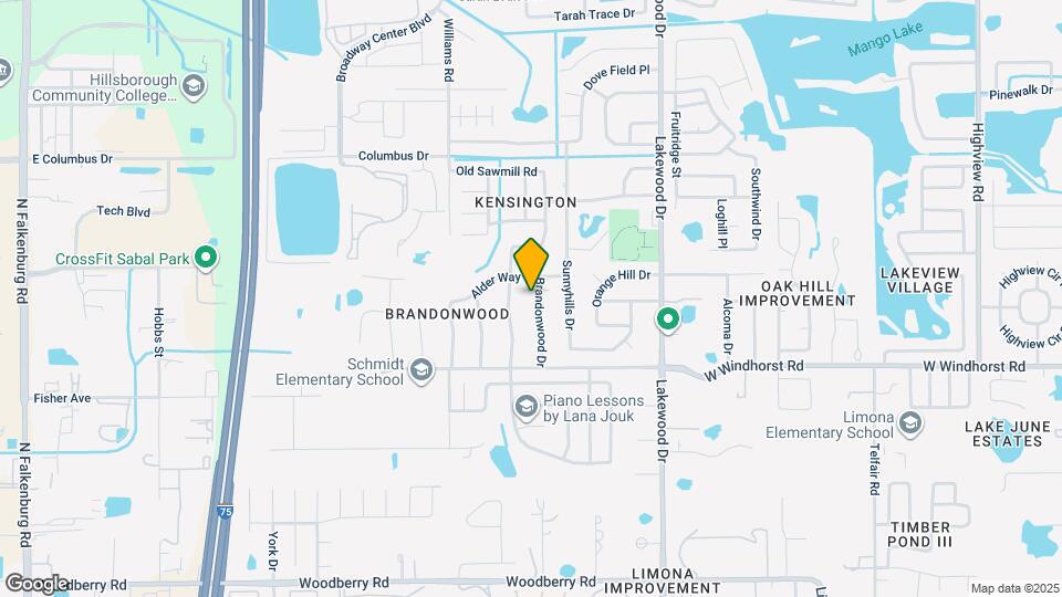 1312 Brandonwood Dr Mapa y Detalles de la Ubicación