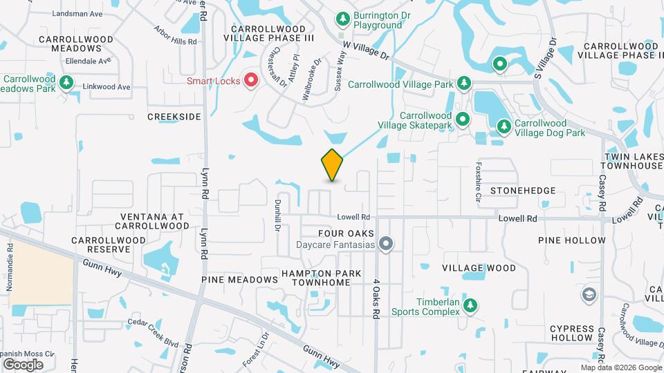 12838 Coverdale Dr Map and Location Details