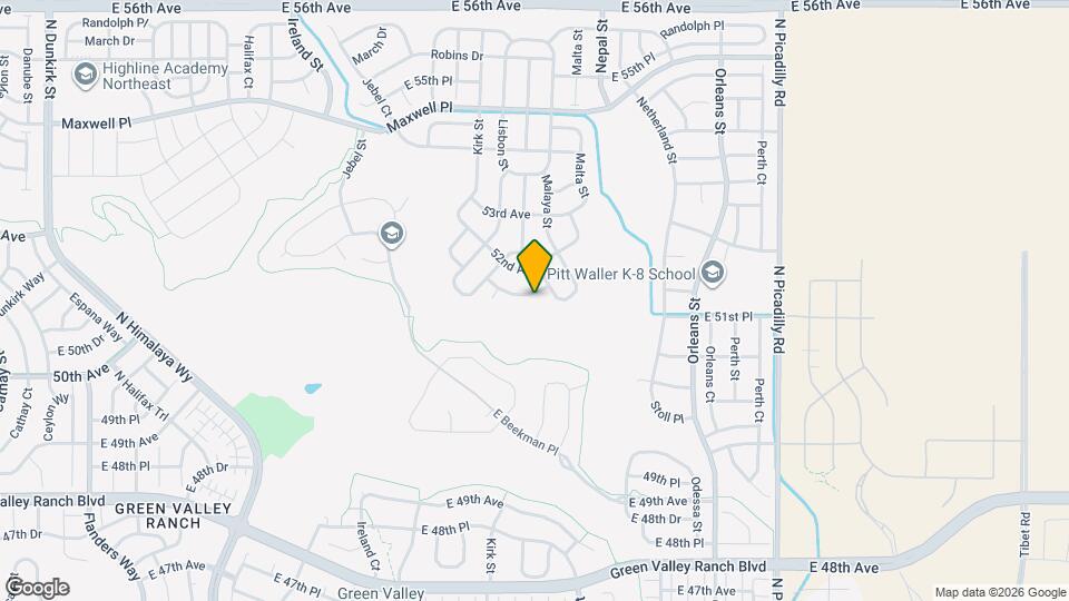 20928 E 51st Pl Map and Location Details