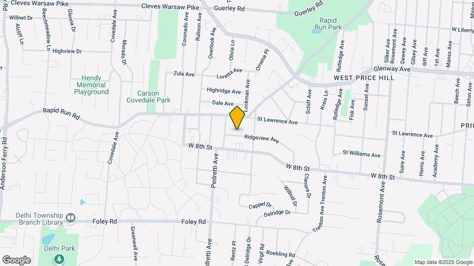 4434 Ridgeview Ave Map and Location Details