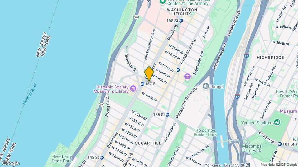 544 W 158th St Mapa y Detalles de la Ubicación