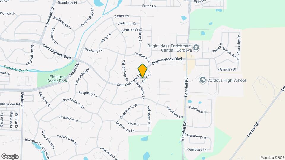 9012 Brent Ln Mapa y Detalles de la Ubicación