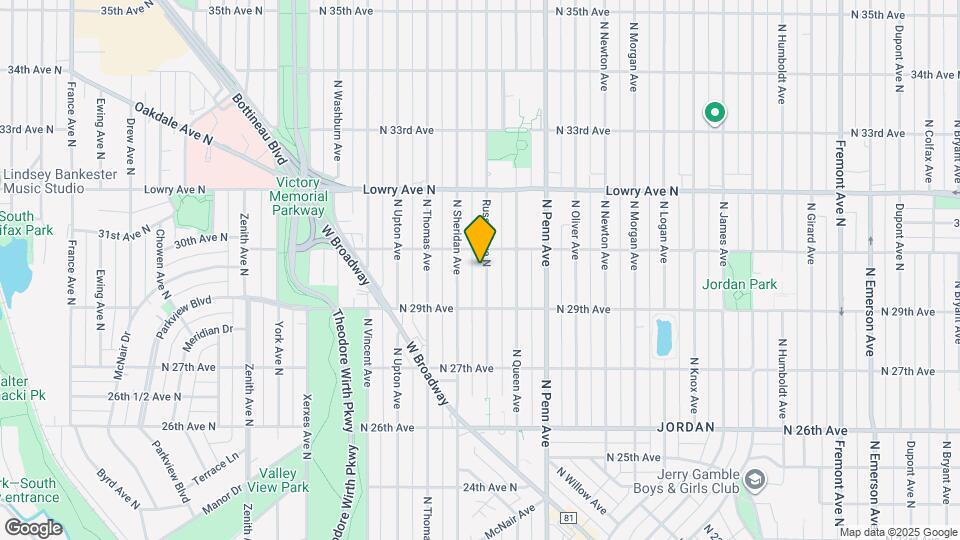 2939 Russell Ave N Map and Location Details