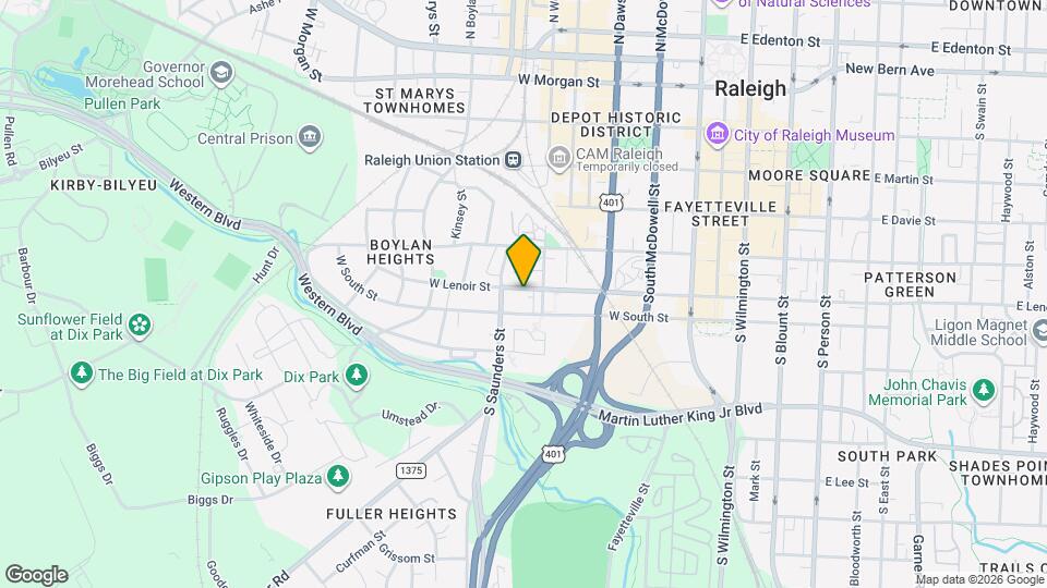 515 W Lenoir St, Unit 102 Map and Location Details