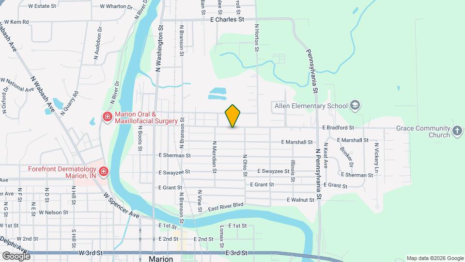 534 E Bradford St Map and Location Details