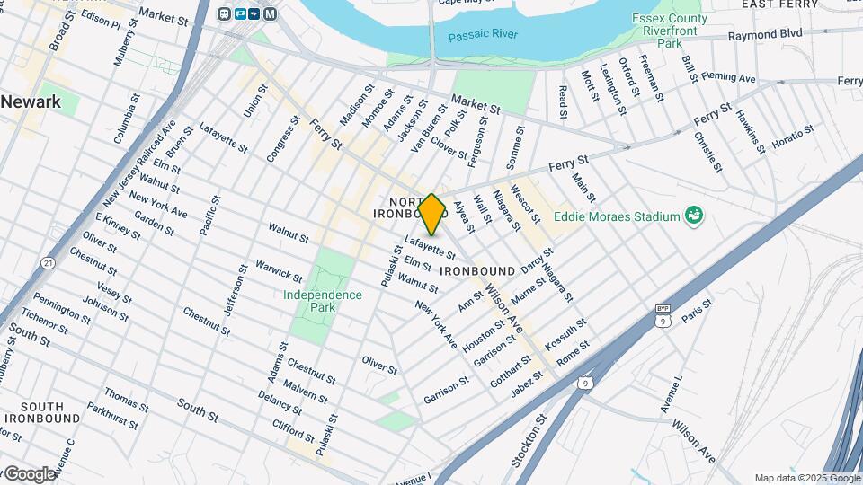 393 Lafayette St Map and Location Details