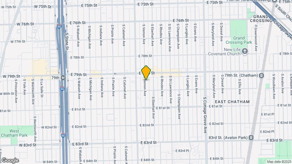 7931 S Vernon Ave Map and Location Details