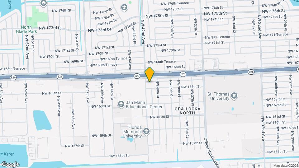 4120 NW 166th St Mapa y Detalles de la Ubicación