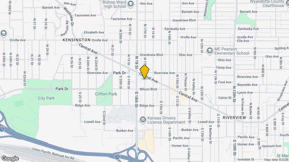 17 S 17th St Map and Location Details