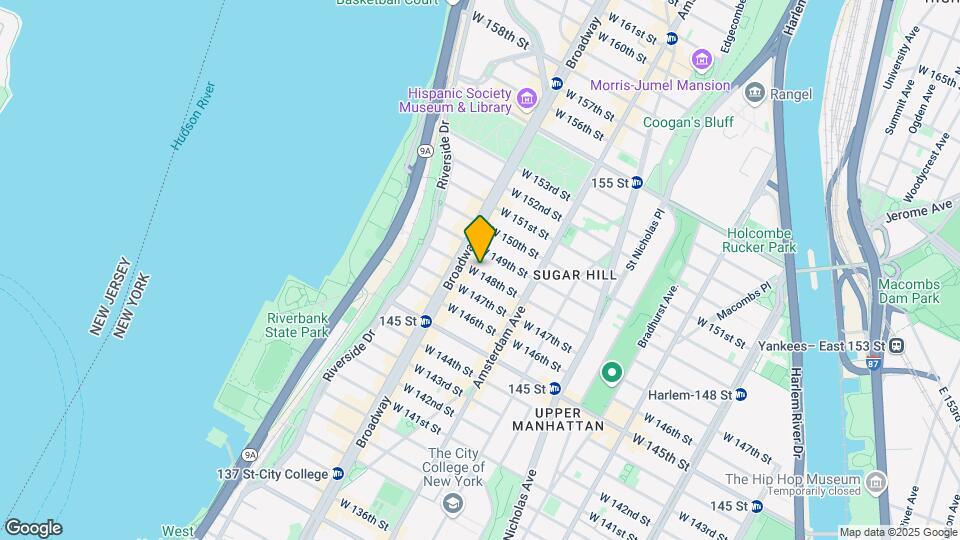 555 W 148th St Map and Location Details