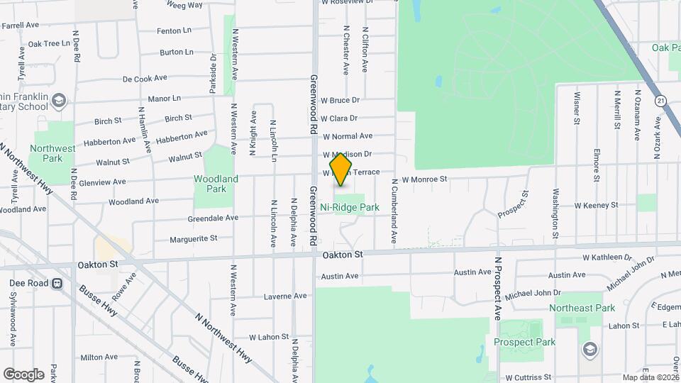 8147 N Chester Ave Mapa y Detalles de la Ubicación