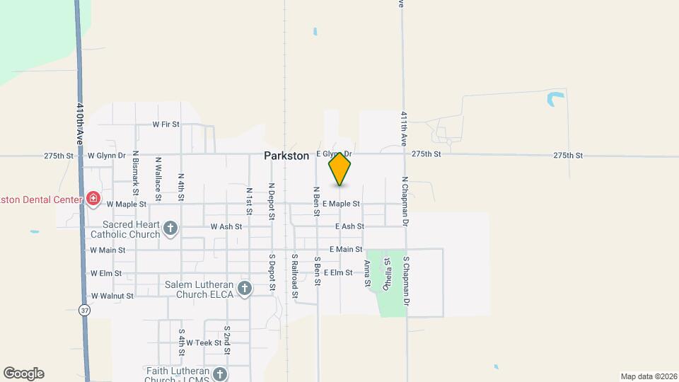 307 N Mary St Mapa y Detalles de la Ubicación