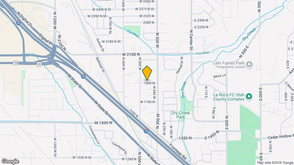 4030 W 1850 N Mapa y Detalles de la Ubicación