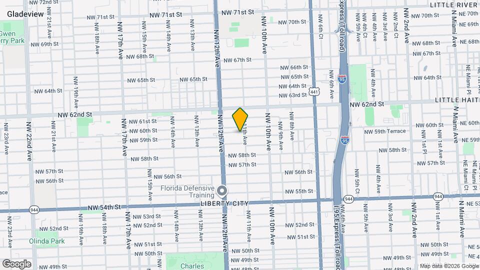 1114 NW 59th St Map and Location Details