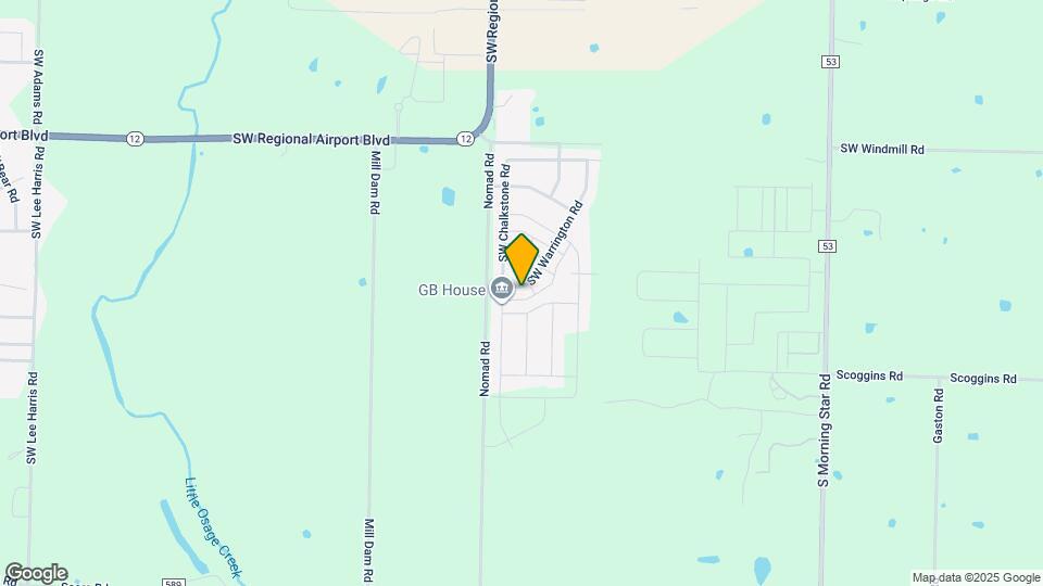 6605 SW Warrington Rd Map and Location Details
