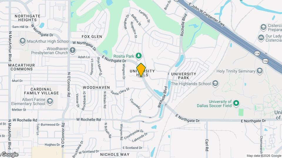 412 E Northgate Dr Map and Location Details