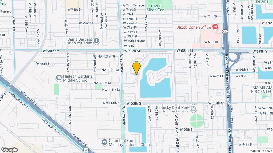 6395 W 27th Ct Map and Location Details