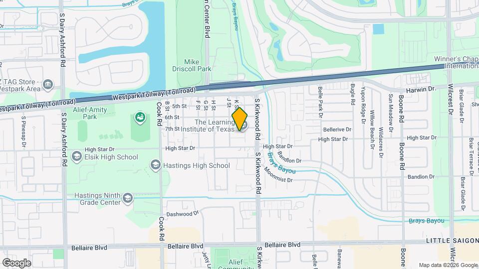 11926 Alief Pl Dr Map and Location Details