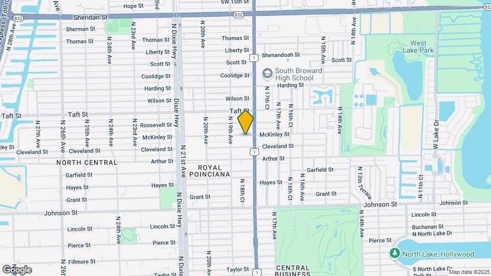 1800 McKinley St Mapa y Detalles de la Ubicación