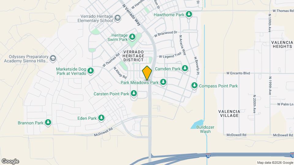 20712 W Park Meadows Dr Map and Location Details